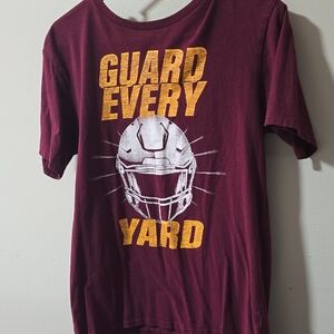 Place Maroon Logo Tee with Subtle White Print
